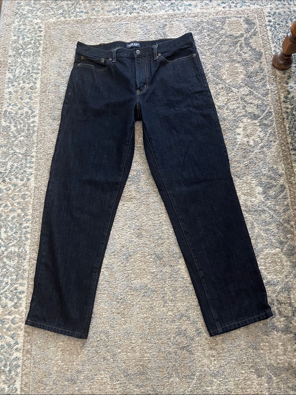 Lands' End Men's Indigo Straight Jeans